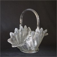 Folder Glass Flower Basket