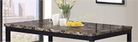 Round Hill Furniture Faux Marble Table Top ONLY*