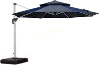 Purple Leaf 12' Cantilever Umbrella Black $629 R