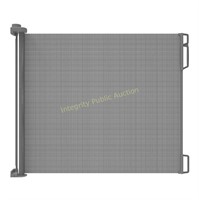 ExtraTall Gray Retractable Gate Extends to 71”