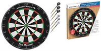 Sportcraft 18" Dart Board Double Sided + 6 Arrows