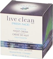 Live Clean Nourishing Night Cream, 50 ml
