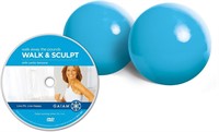 Gaiam Walk & Scuplt Kit(2-2Lbs Soft Walking Balls