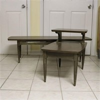 MCM Style Coffee Table and Side Table