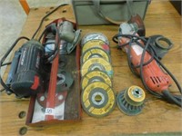 Rotozip spiral saw; Milwaukee 4-1/2 sander/grinder