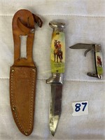 R.C.M.P. sheath & pocket knives