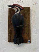 Pileated woodpecker, 14"h