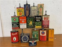 15 advertising oil cans