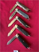 5-Camillus TL-29 folding knives