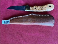 sheath knife (new), 6-1/2" L