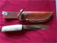 sheath knife (Oosik & Balleen, 10"L,  new