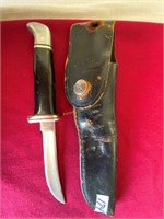Buck sheath knife, 8-1/2"L, used