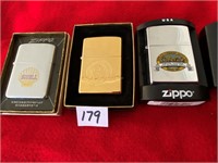 Zippo lighters...Shell. Sheetz, Cabela's
