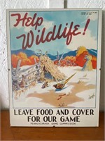PGC poster "Help Wildlife", Jacob Bates Abbott