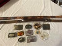belt buckles & leather belts (38" & x-lg)
