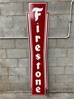 Firestone enamel sign approx 180 x 40 cm
