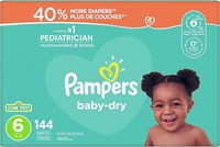 Diapers Size 6 - Pampers Baby Dry Disposable 120ct