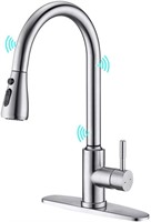 Touchless Kitchen Faucet, Touch-on Activation