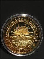 Brasher Doubloon proof quality 2 oz. silver