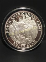 N. American Big Game super slam 1 oz. coin