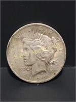 1924 Peace silver dollar
