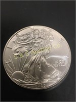 2020 Burnished American silver eagle coin  1 oz.