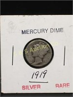 1919 Mercury dime