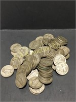 122 -Jefferson war nickels  1 money