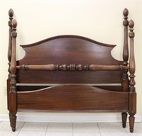 Antique Full Size Poster Headboard & Footboard
