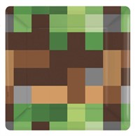 New Minecraft 7" party plates