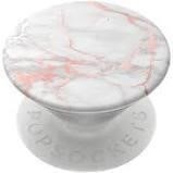 PopSocket, Pink Wavy Marble with White