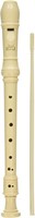 Ivory Recorder with Cleaning Rod and Clear Bag
