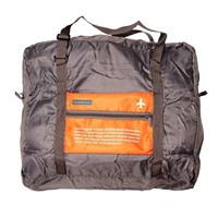 Easy Storage Folding Bag, Orange/Grey