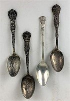 Sterling Silver Souvenir Spoons