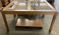 Bassett Furniture Oak Dining Table with Beveled