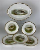Z. S. & Co. Bavaria Porcelain Plates & Platter