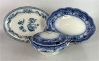 Johnson Brothers Flow Blue Serving Pieces