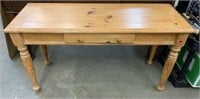 Pine Sofa Table with Drawer