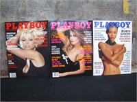 Lot of 3 Playboy Magazines 2 1994,1 1997