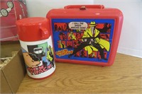 Dick Tracy Lunch Box Marker on back,  Dragster