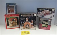 Christmas Village Houses - Mixed