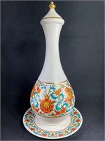 Turkish Vase W/ Lid & Saucer