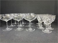 15 Baccarat Crystal French Glassware