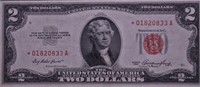 STAR TWO DOLLAR RED SEAL  VF