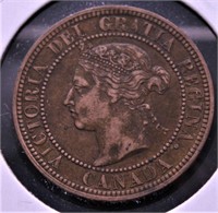1892 CANADA LARGE CENT  XF
