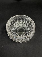 Pressed Crystal Glass Bowl