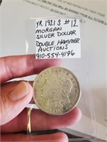 Year 1921 Morgan Silver Dollar,  Coin Collection L