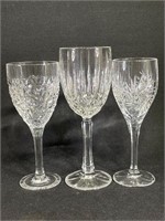 3 Assorted Champagne Glasses