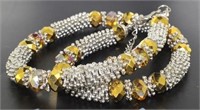 Aluz - Large Fashion Necklace & Earring