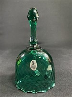 Emerald Fenton Glass Bell